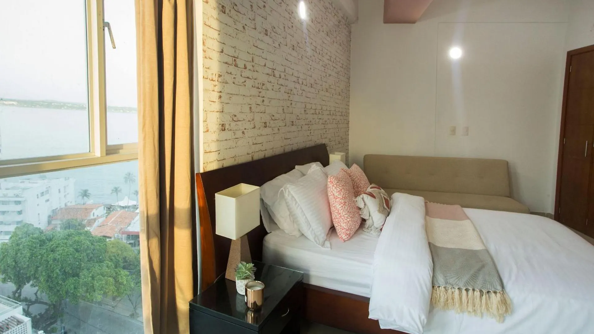 Lägenhet Un Espacio Sofisticado En Medio De El Laguito Edificio Poseidon Del Caribe Cartagena Colombia